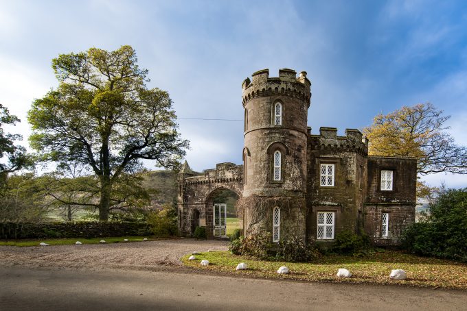 Monzie Castle in Scotland