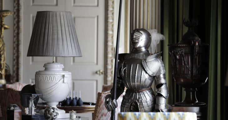 Suit of armour at Burghley