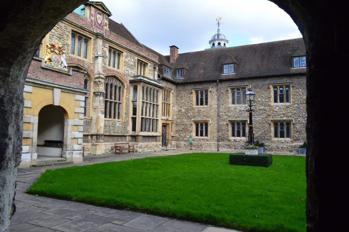 The Charterhouse London courtyard
