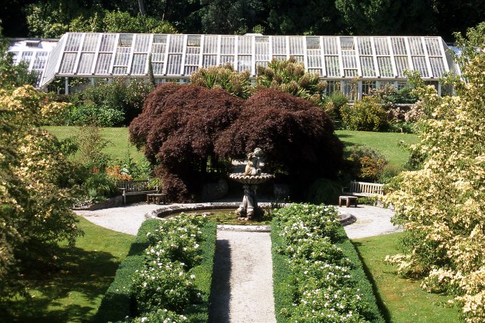 Tregrehan House in Cornwall greenhouse